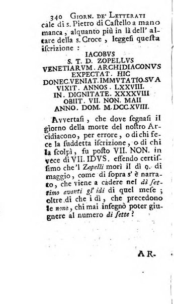 Giornale de' letterati d'Italia