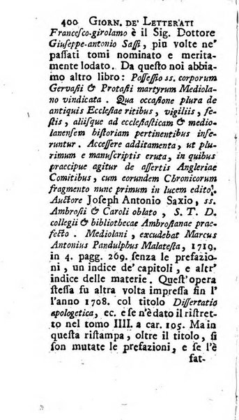 Giornale de' letterati d'Italia