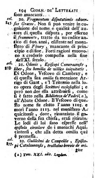 Giornale de' letterati d'Italia