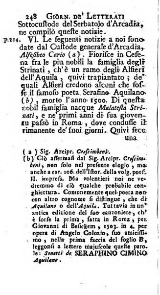 Giornale de' letterati d'Italia