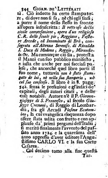 Giornale de' letterati d'Italia