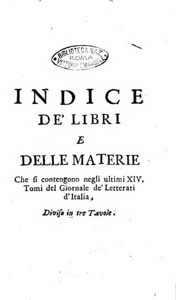 Giornale de' letterati d'Italia