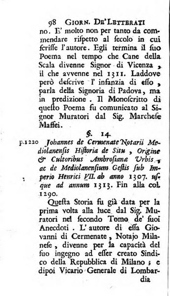 Giornale de' letterati d'Italia