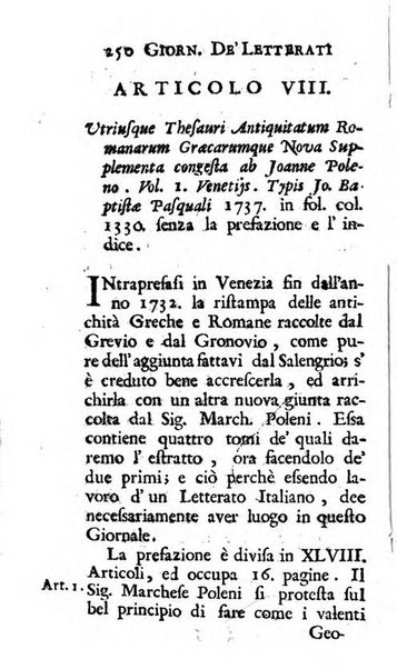 Giornale de' letterati d'Italia