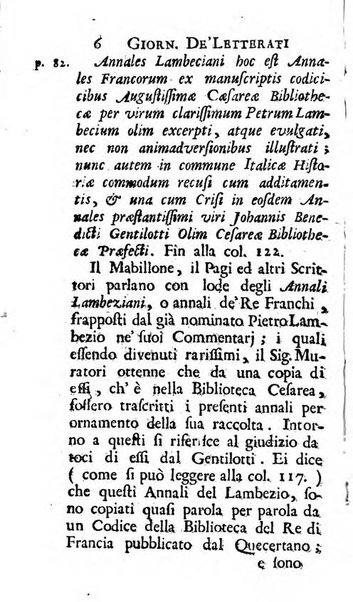 Giornale de' letterati d'Italia