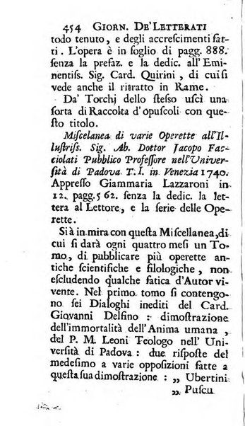 Giornale de' letterati d'Italia