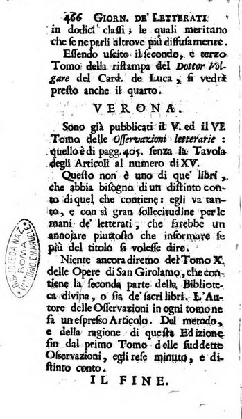 Giornale de' letterati d'Italia