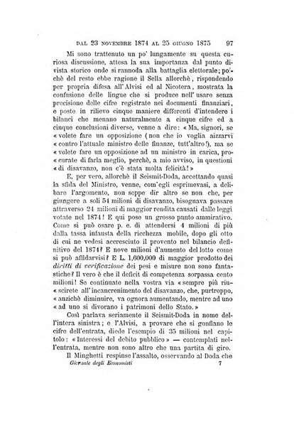 Giornale degli economisti organo dell'Associazione per il progresso degli studi economici