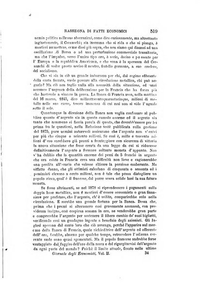 Giornale degli economisti organo dell'Associazione per il progresso degli studi economici