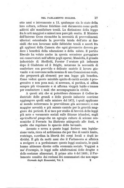 Giornale degli economisti organo dell'Associazione per il progresso degli studi economici