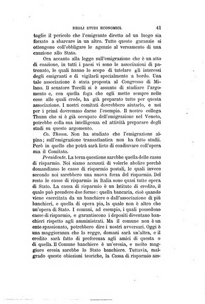 Giornale degli economisti organo dell'Associazione per il progresso degli studi economici