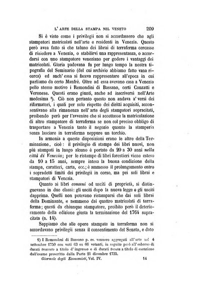 Giornale degli economisti organo dell'Associazione per il progresso degli studi economici