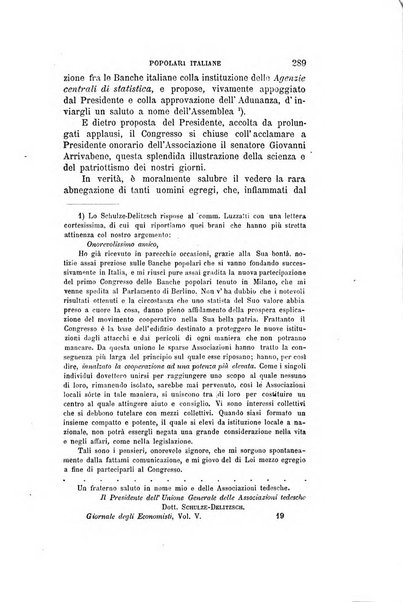 Giornale degli economisti organo dell'Associazione per il progresso degli studi economici