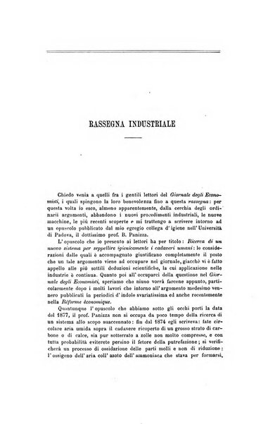 Giornale degli economisti organo dell'Associazione per il progresso degli studi economici