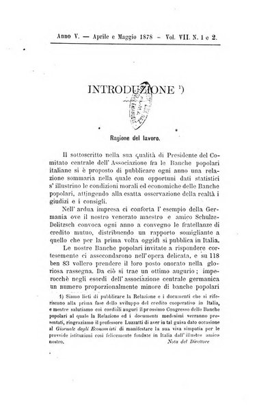 Giornale degli economisti organo dell'Associazione per il progresso degli studi economici