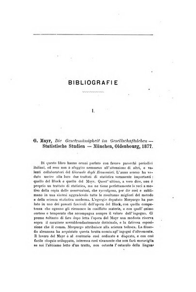 Giornale degli economisti organo dell'Associazione per il progresso degli studi economici