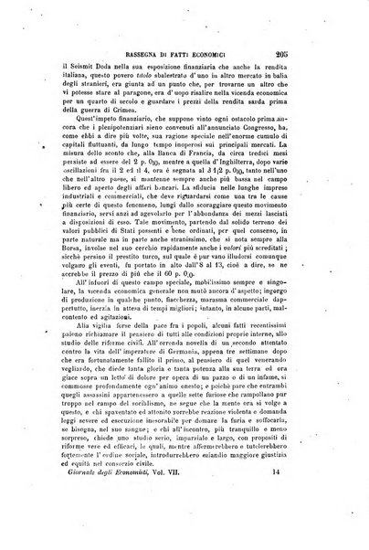 Giornale degli economisti organo dell'Associazione per il progresso degli studi economici