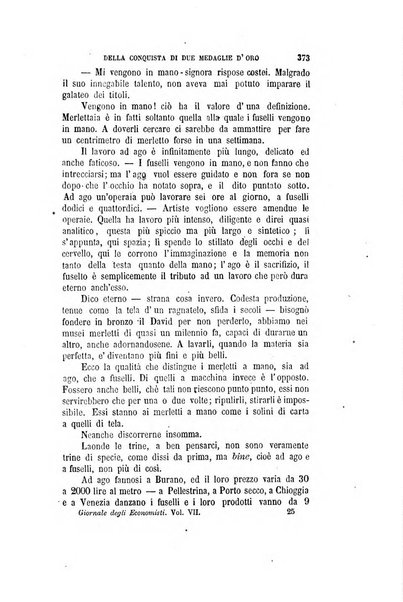 Giornale degli economisti organo dell'Associazione per il progresso degli studi economici