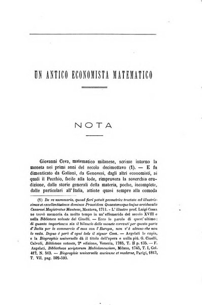 Giornale degli economisti organo dell'Associazione per il progresso degli studi economici