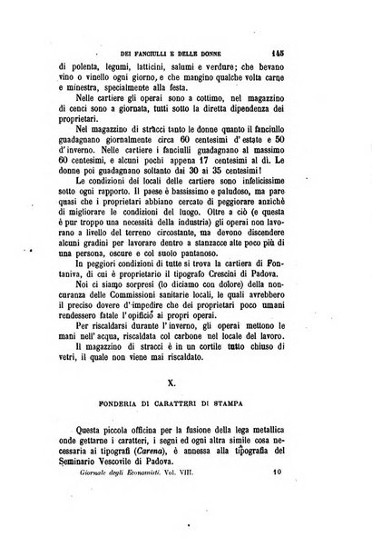 Giornale degli economisti organo dell'Associazione per il progresso degli studi economici