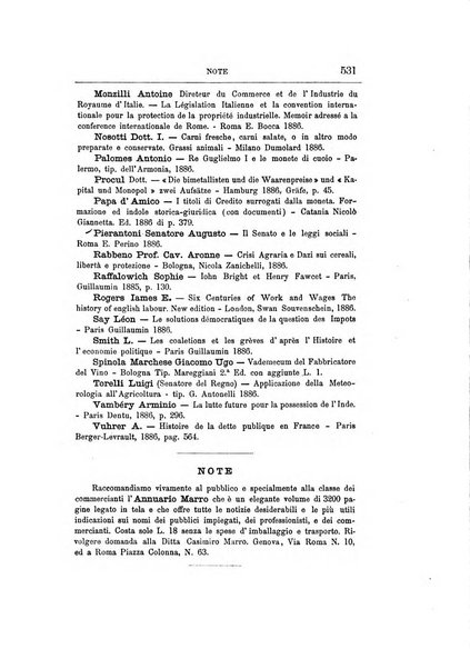 Giornale degli economisti organo dell'Associazione per il progresso degli studi economici