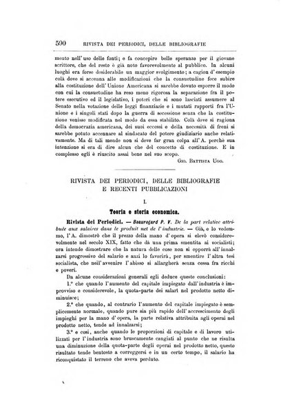 Giornale degli economisti organo dell'Associazione per il progresso degli studi economici