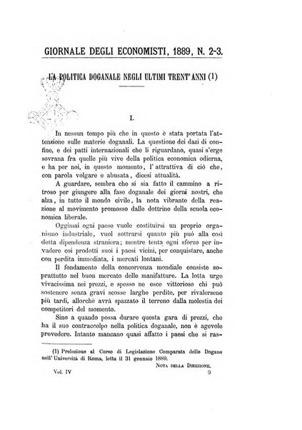 Giornale degli economisti organo dell'Associazione per il progresso degli studi economici