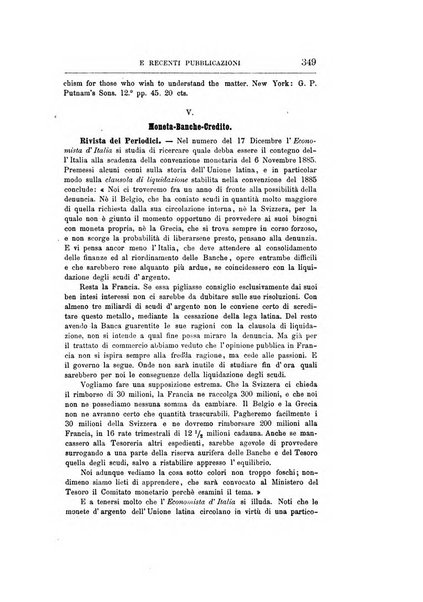 Giornale degli economisti organo dell'Associazione per il progresso degli studi economici