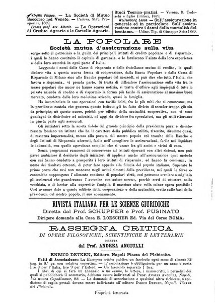 Giornale degli economisti organo dell'Associazione per il progresso degli studi economici