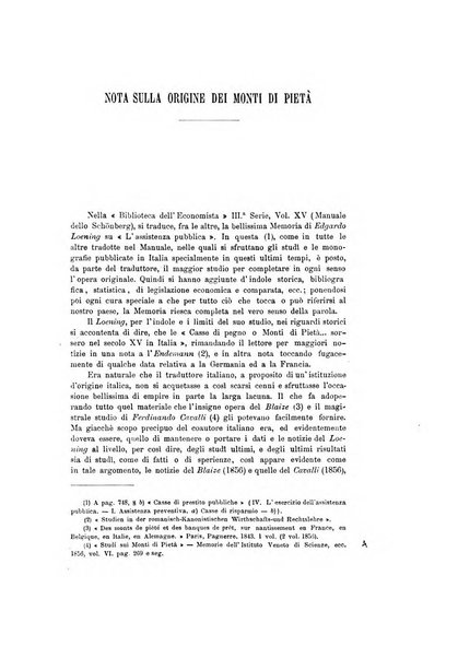 Giornale degli economisti organo dell'Associazione per il progresso degli studi economici