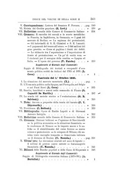 Giornale degli economisti organo dell'Associazione per il progresso degli studi economici