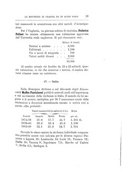 Giornale degli economisti organo dell'Associazione per il progresso degli studi economici