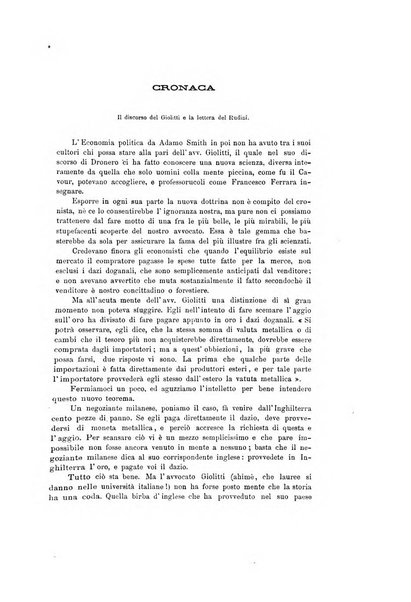 Giornale degli economisti organo dell'Associazione per il progresso degli studi economici