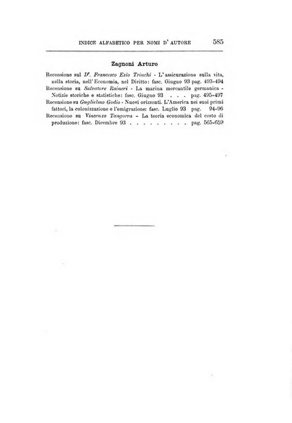 Giornale degli economisti organo dell'Associazione per il progresso degli studi economici