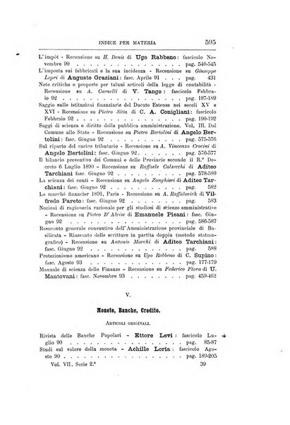 Giornale degli economisti organo dell'Associazione per il progresso degli studi economici