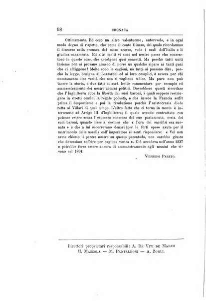 Giornale degli economisti organo dell'Associazione per il progresso degli studi economici