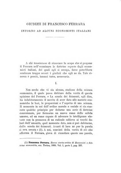 Giornale degli economisti organo dell'Associazione per il progresso degli studi economici