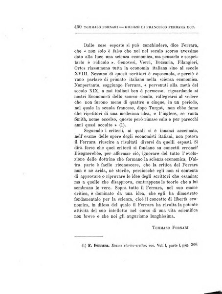 Giornale degli economisti organo dell'Associazione per il progresso degli studi economici