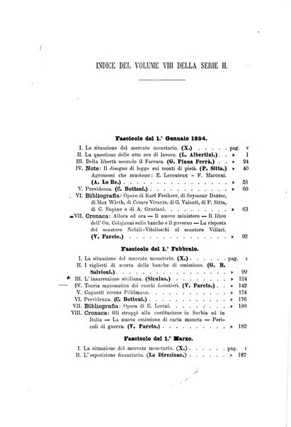 Giornale degli economisti organo dell'Associazione per il progresso degli studi economici