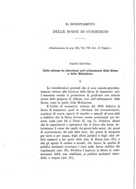 Giornale degli economisti organo dell'Associazione per il progresso degli studi economici