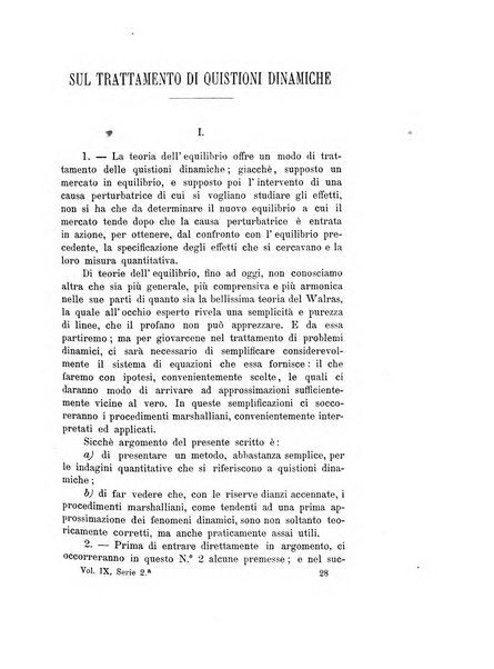 Giornale degli economisti organo dell'Associazione per il progresso degli studi economici