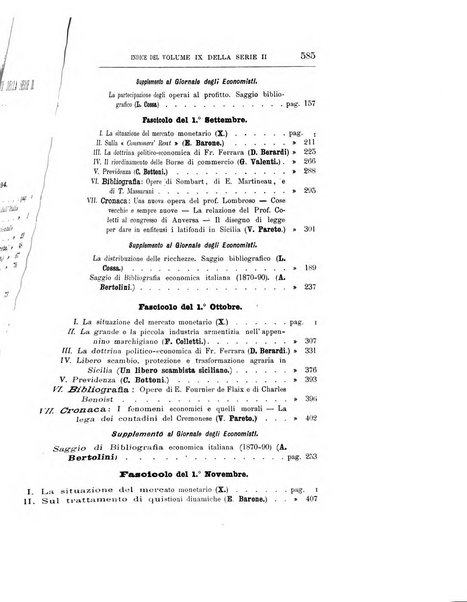 Giornale degli economisti organo dell'Associazione per il progresso degli studi economici