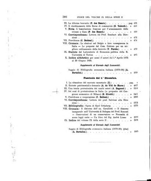 Giornale degli economisti organo dell'Associazione per il progresso degli studi economici