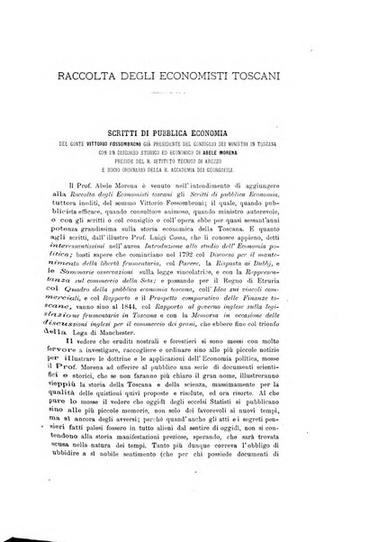 Giornale degli economisti organo dell'Associazione per il progresso degli studi economici