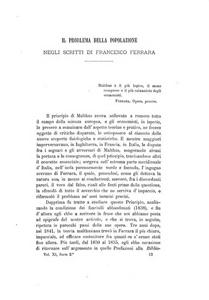 Giornale degli economisti organo dell'Associazione per il progresso degli studi economici