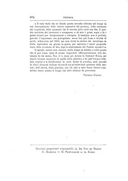 Giornale degli economisti organo dell'Associazione per il progresso degli studi economici