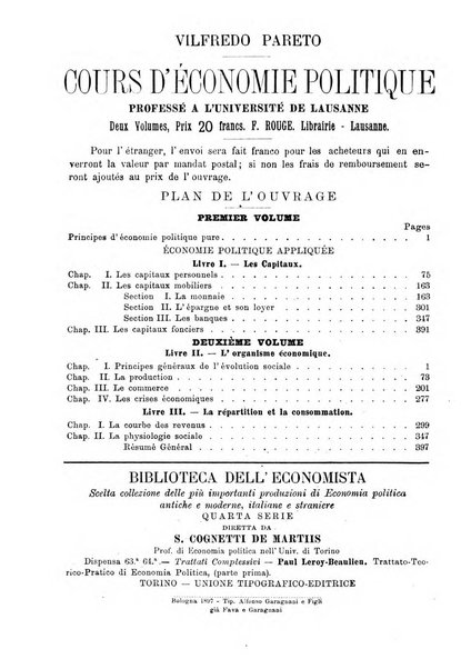 Giornale degli economisti organo dell'Associazione per il progresso degli studi economici