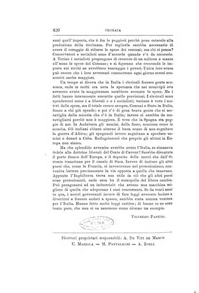 Giornale degli economisti organo dell'Associazione per il progresso degli studi economici