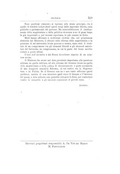 Giornale degli economisti organo dell'Associazione per il progresso degli studi economici