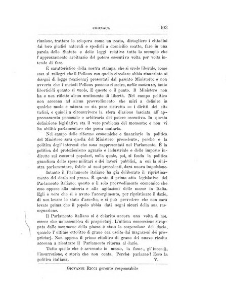 Giornale degli economisti organo dell'Associazione per il progresso degli studi economici